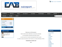 Tablet Screenshot of eabautosport.com